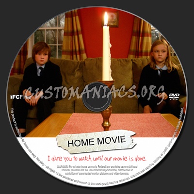 Home Movie dvd label