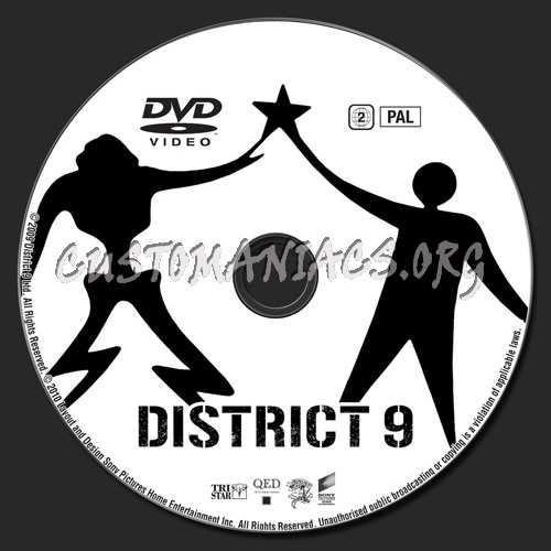 District 9 dvd label