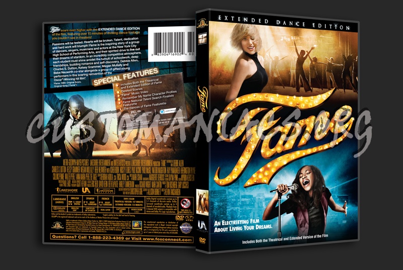 Fame dvd cover