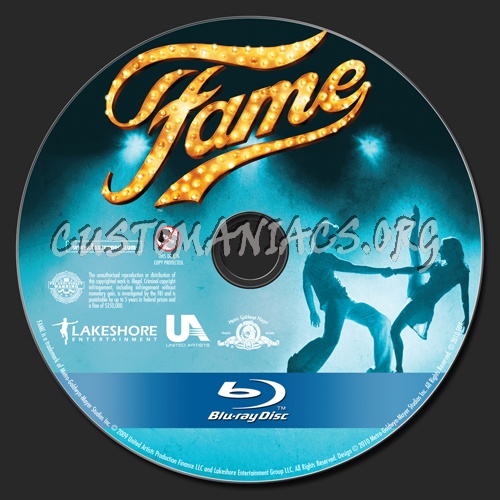 Fame blu-ray label