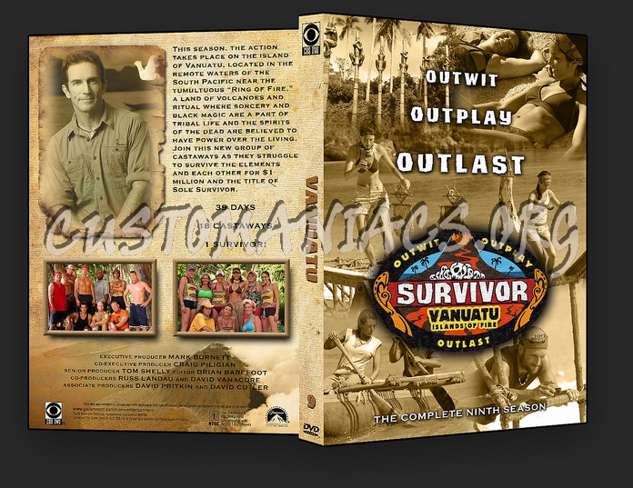 Survivor Vanuatu - Season 9 dvd cover