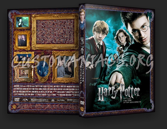 Harry Potter And The Order Of The Phoenix dvd cover