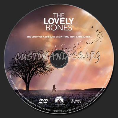 The Lovely Bones dvd label