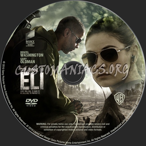 The Book of Eli dvd label