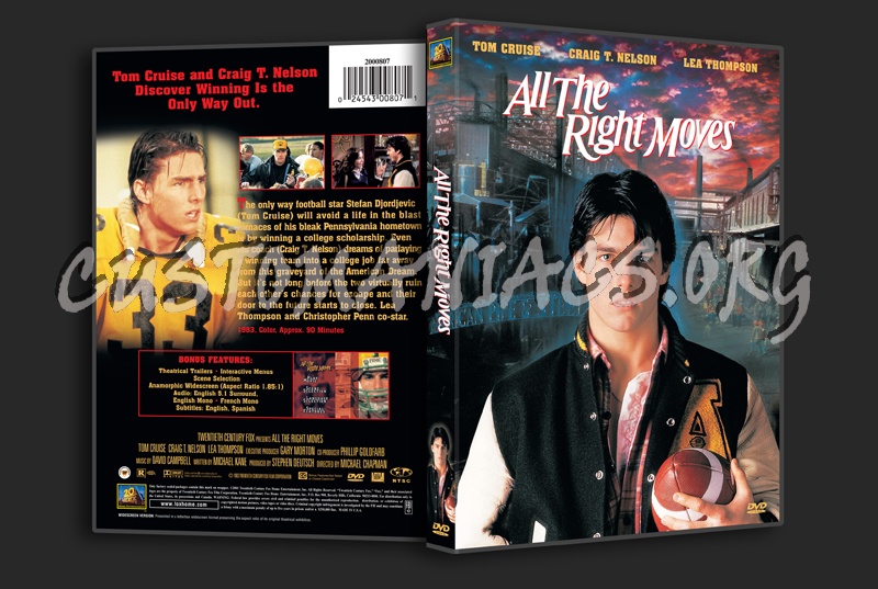 All the Right Moves dvd cover