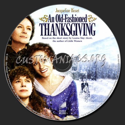 An Old-Fashioned Thanksgiving dvd label