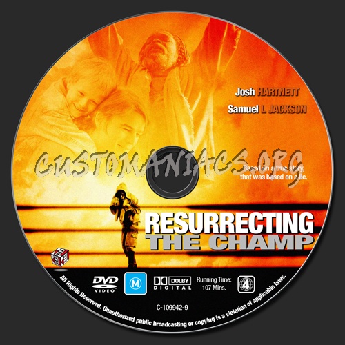 Resurrecting The Champ dvd label