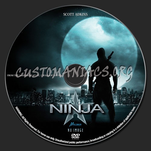 Ninja dvd label