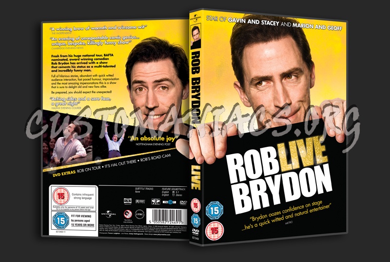 Rob Brydon Live dvd cover