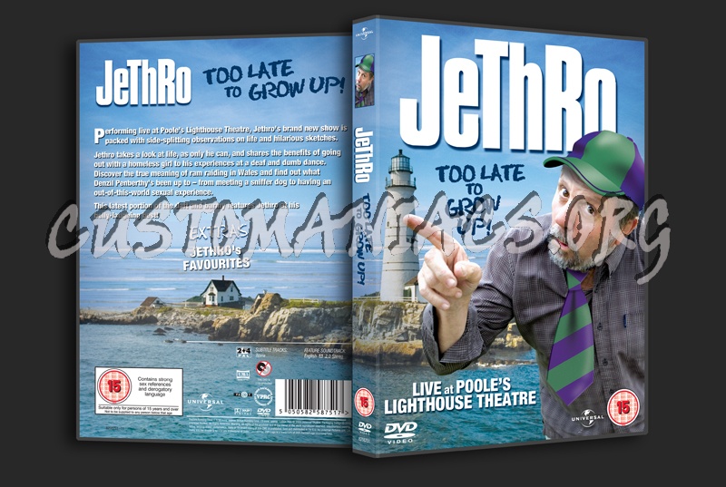 Jethro: Too Late To Grow Up dvd cover