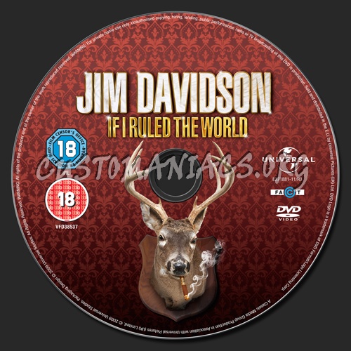 Jim Davidson: If I Ruled the World Live dvd label