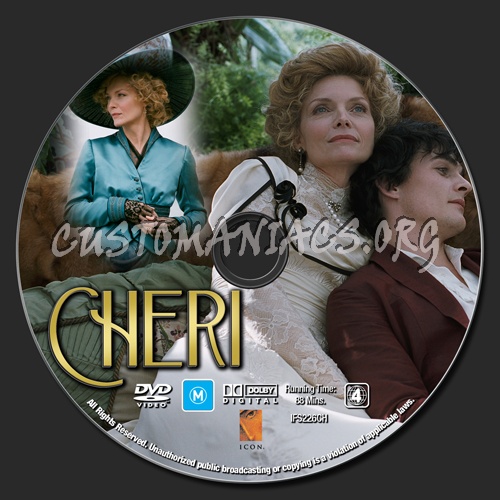 Cheri dvd label