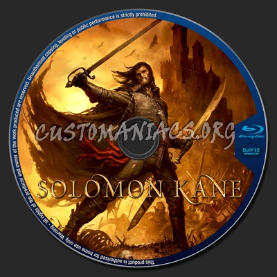 Solomon Kane blu-ray label