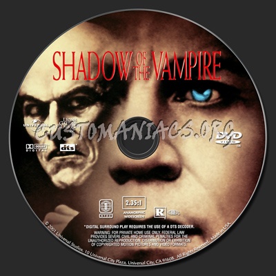 Shadow of the Vampire dvd label