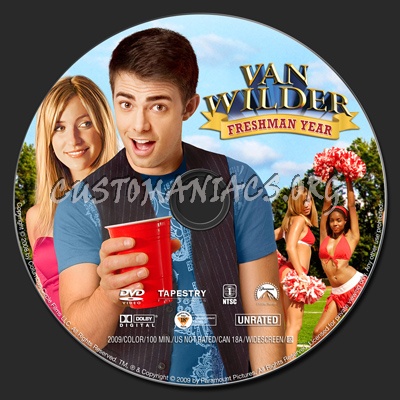 Van Wilder Freshman Year dvd label