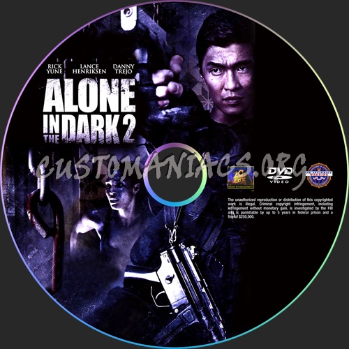 Alone in the Dark II dvd label