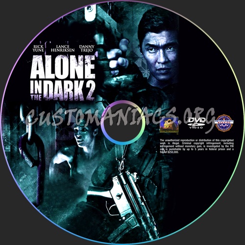 Alone in the Dark II dvd label