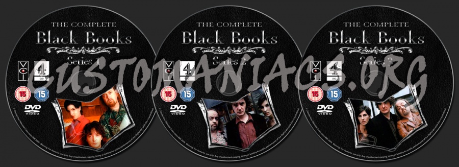 The Complete Black Books dvd label