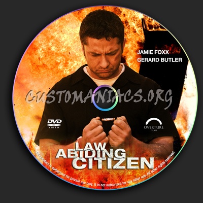 Law Abiding Citizen dvd label