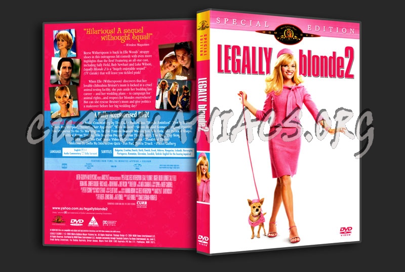 Legally Blonde 2 dvd cover