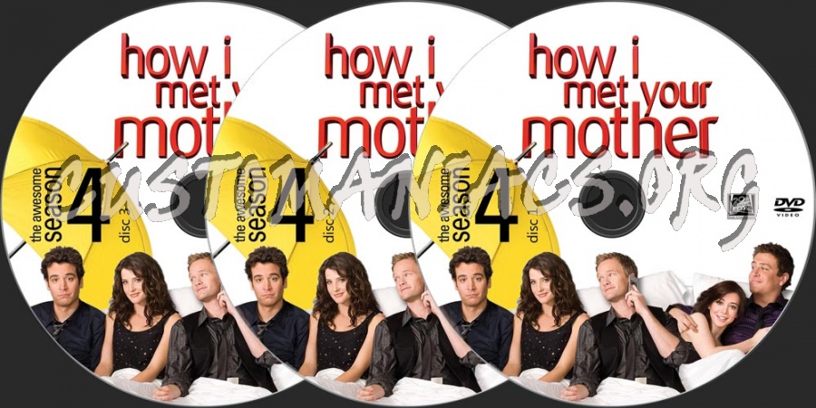 How I Met Your Mother Season 4 dvd label