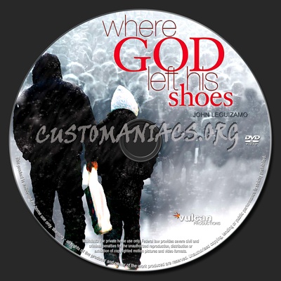 Where God Left His Shoes dvd label