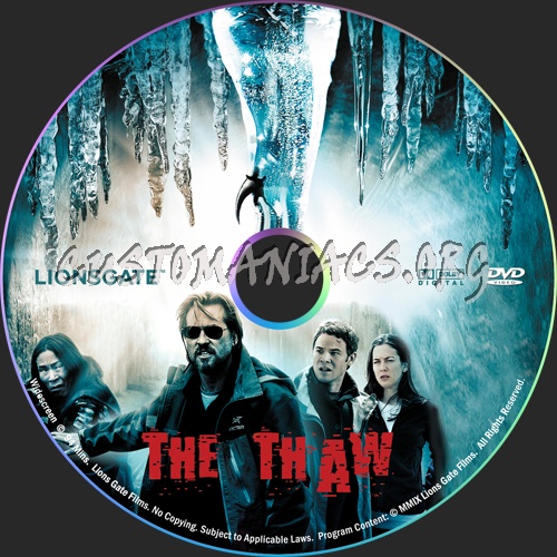 The Thaw dvd label