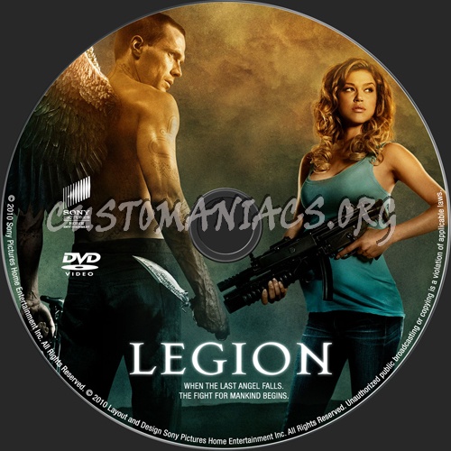 Legion dvd label