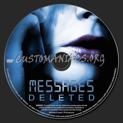 Messages Deleted dvd label