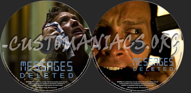 Messages Deleted dvd label