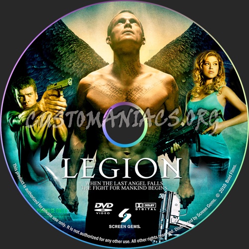 Legion dvd label