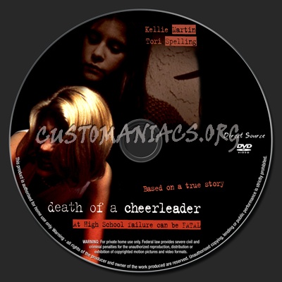 Death of a Cheerleader dvd label