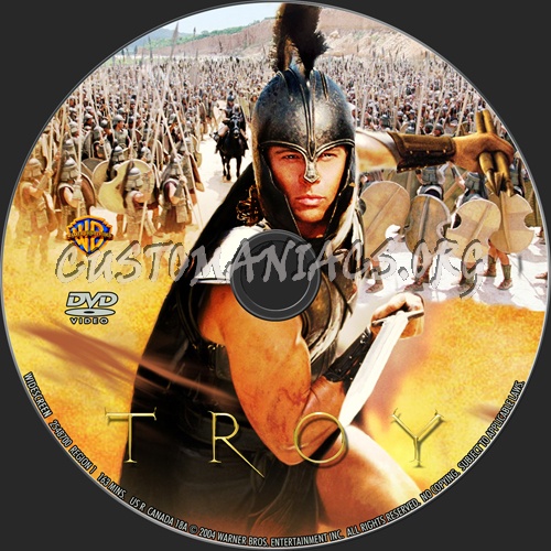 Troy dvd label