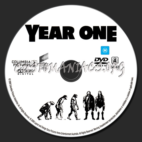 Year One dvd label