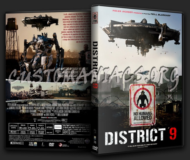 District 9 Dvd Cover Dvd Covers Labels By Customaniacs Id Free Download Highres Dvd Cover