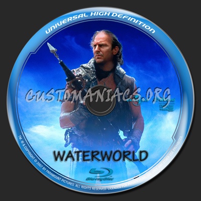 Waterworld blu-ray label