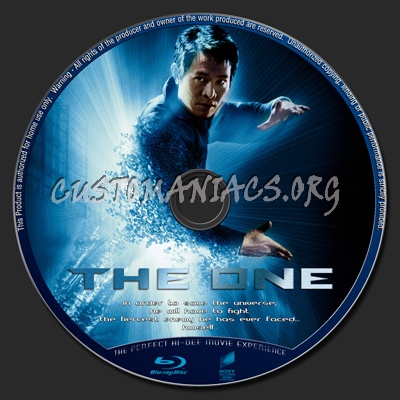 The One blu-ray label