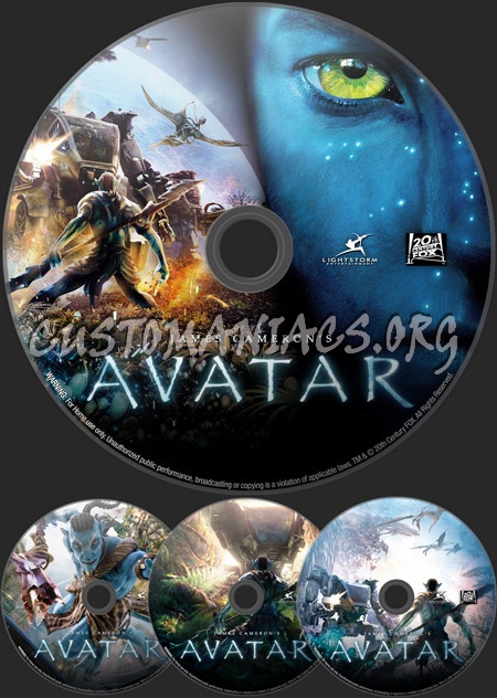 Avatar dvd label