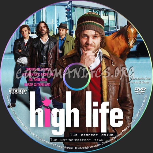 High Life dvd label