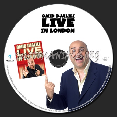 Omid Djali Live In London dvd label