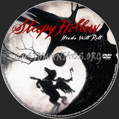 Sleepy Hollow dvd label