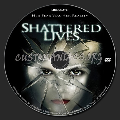 Shattered Lives dvd label