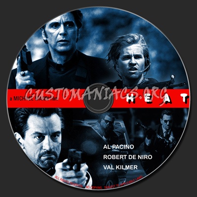 Heat dvd label