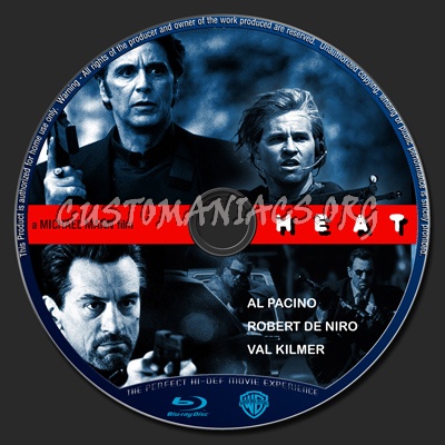 Heat blu-ray label