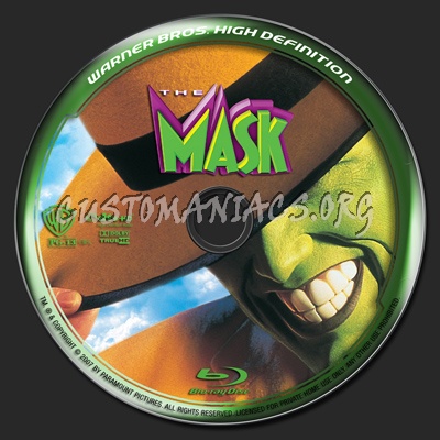 The Mask blu-ray label