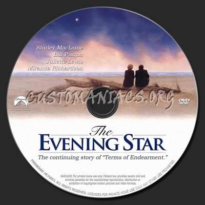 The Evening Star dvd label