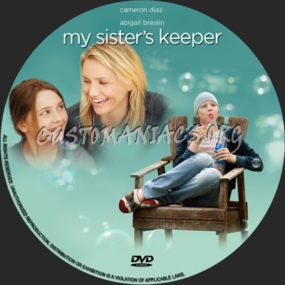 My Sister's Keeper dvd label