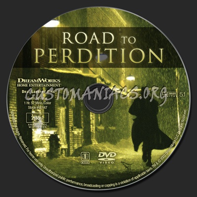 Road to Perdition dvd label