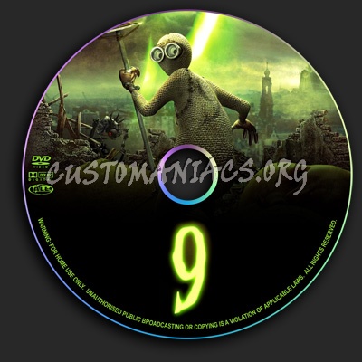 9 dvd label