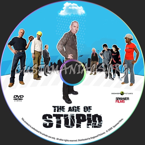 The Age of Stupid dvd label